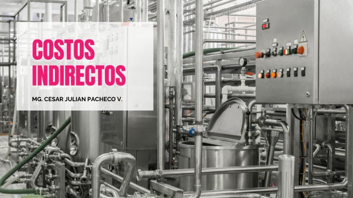 Primera página de Costos Indirectos y Tasa Presupuestada
